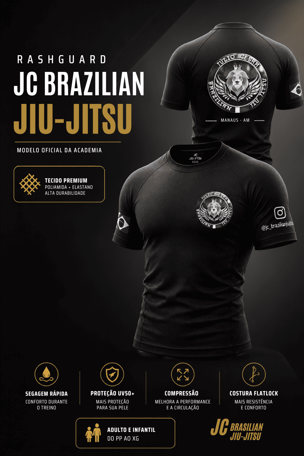 Rashguard oficial JCBJJ